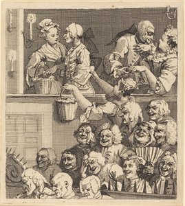 笑う観客 作： William Hogarth