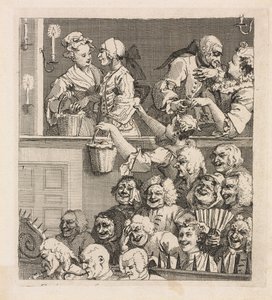 笑う観客 作： William Hogarth