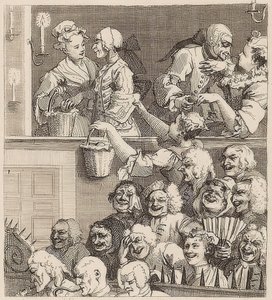 笑う聴衆-笑う聴衆1733 作： William Hogarth