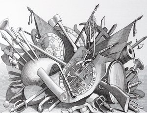 フィンチリーへの行進 作： William Hogarth