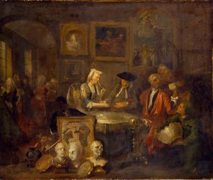 結婚契約書（1730年代前半 作： William Hogarth