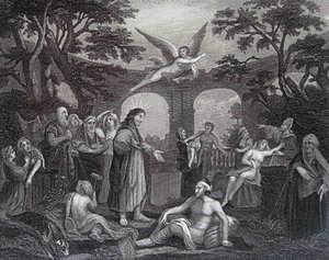 ベテスダの池 作： William Hogarth