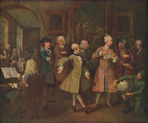The Rakes Progress-The Levee、1720-1735、1920。 作： William Hogarth