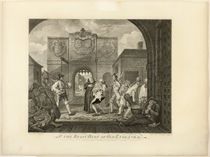 オールドイングランドのローストビーフ 作： William Hogarth