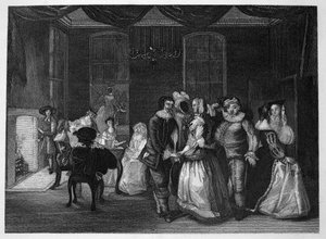 サマセットハウスの王室仮面舞踏会 作： William Hogarth