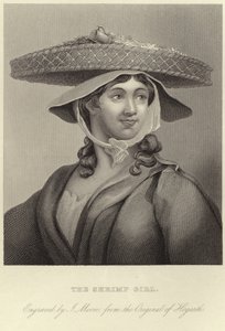 エビの女の子 作： William Hogarth