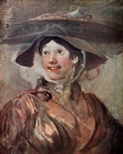 エビの少女、c1740-1745 1910。 作： William Hogarth