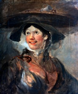 エビの女の子、c1745 作： William Hogarth