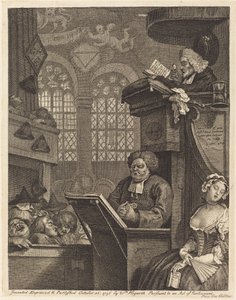 眠れる会衆 作： William Hogarth