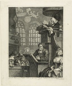 眠れる会衆 作： William Hogarth