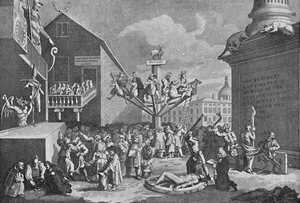南海の泡、ウィリアムホガース作、1721年、1904年 作： William Hogarth