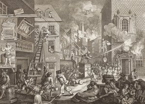 The Times、Plate 1 - Die Zeiten、Blatt 1. 1762 作： William Hogarth