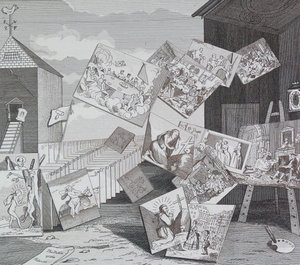 写真の戦い 作： William Hogarth
