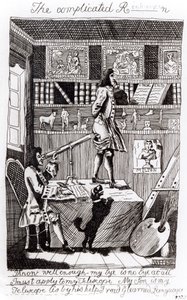 複雑なリチャードソン、1724 作： William Hogarth