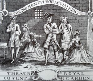 劇場入場券 作： William Hogarth