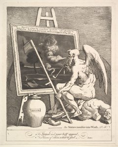 写真を喫煙する時間、ca。 1761。 作： William Hogarth