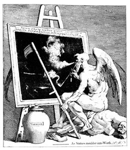 写真を吸う時間、1761 作： William Hogarth