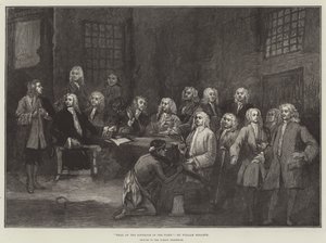 艦隊総督の裁判 作： William Hogarth