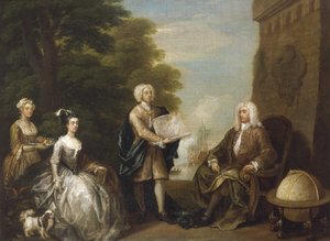 ウッズ・ロジャースと彼の家族 作： William Hogarth