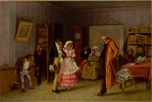1877年の「暴走するマッチ」。 作： William Holbrook Beard