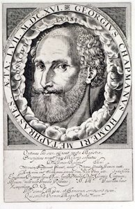ジョージ・チャップマンの肖像（c.1559-1634）c.1609-10 作： William Hole