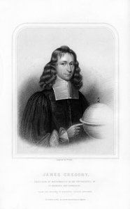 ジェームズグレゴリー、スコットランドの数学者および天文学者、1870年。 作： William Holl