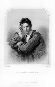 デイビッドウィルキー卿、スコットランドの画家、1870年。 作： William Holl