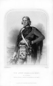 スコットランドの政治家、弁護士、農業改革者、ウルブスターのジョンシンクレア卿、1870年。