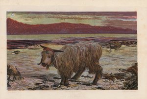 スケープゴート（カラーリトグラフ） 作： William Holman (after) Hunt