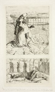 わが美しき淑女」（上）、「死にゆく淑女」（下）、『ジャーム』第1巻の扉絵 作： William Holman Hunt