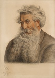 1796年から1872年まで大学の印刷担当だったThomas Combeの肖像 作： William Holman Hunt