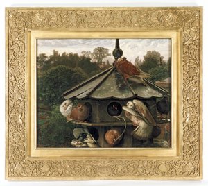 聖スウィズインまたはダブコートの祭典、1866年〜75年 作： William Holman Hunt