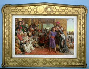 神殿での救い主の発見、1855 作： William Holman Hunt
