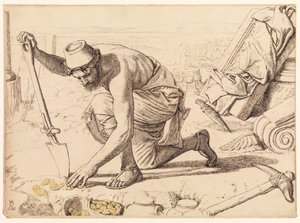 隠された宝、1892 作： William Holman Hunt