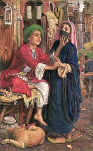 ランタン職人の求婚 1854-60年頃（油彩・パネル） 作： William Holman Hunt