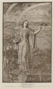 真珠、14世紀の英国の詩 作： William Holman Hunt