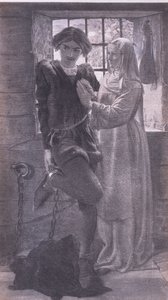 クラウディオとイザベラ、Bibbbys Annual、1916〜1917 作： William Holman after Hunt