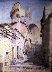Carro（水彩・紙） 作： William Holt Yates Titcomb