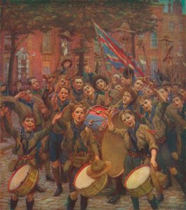 チーフスカウトの応援、c1914 1928