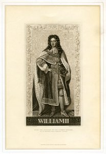 ウィリアム3世、イングランドの王、スコットランド、アイルランド、19世紀。 作： William Home Lizars