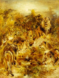 飲酒場所、1878 作： William Huggins