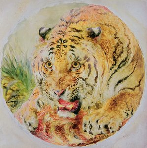 虎の頭 作： William Huggins