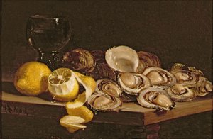 カキの研究、1884 作： William Hughes