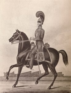 マドラス陸軍軽騎兵隊の役員、1841年1909年 作： William Hunsley