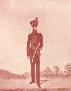 マドラスアーミーライフルの役員、c1837-1843、1909 作： William Hunsley