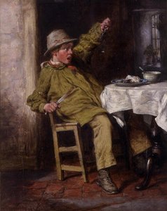 スズメバチ！1864年（油彩・キャンバス） 作： William III Bromley