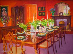 食堂（船上油） 作： William Ireland