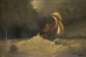 シーピース（キャンバスに油彩） 作： William J. Leatham