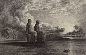 メムノン像（彫刻 作： William James (after) Muller