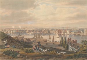 Baltimore from Federal Hill、1831年発行。 作： William James Bennett